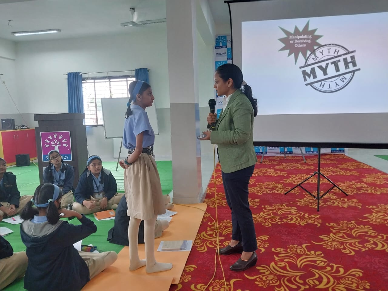 Personal Power Workshop, Podar International School, Deolali